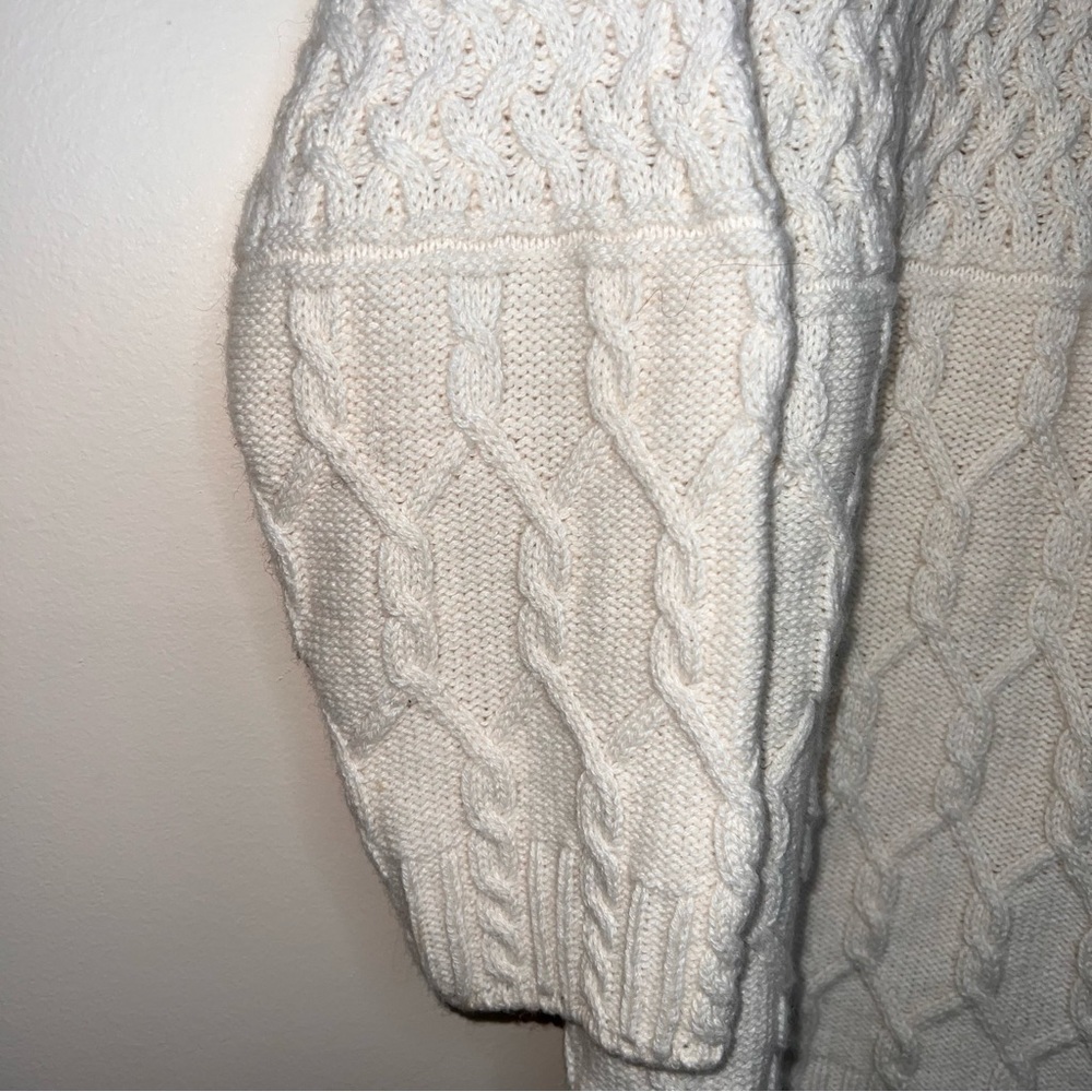 Express Tricot Vintage 90’s Cable Knit Cowl Neck Sweater Sweater Dress Italy Med - Picture 12 of 14